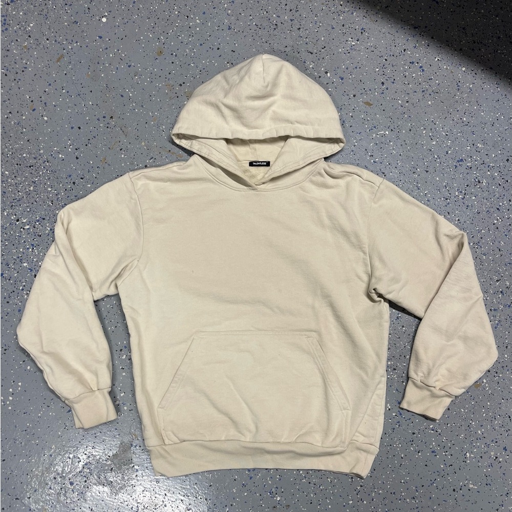 Talentless Oversized Cotton Fleece Hoodie